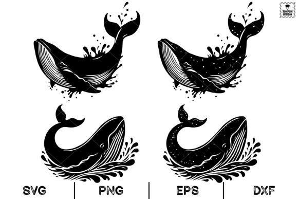 Download Whale Silhouette, Whale Svg, Sea Animal - Silhouette Collection