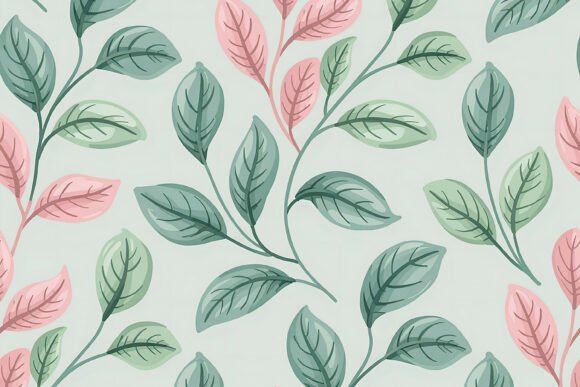 Download Dusty Rose and Tan Botanical Print - Premium Resources