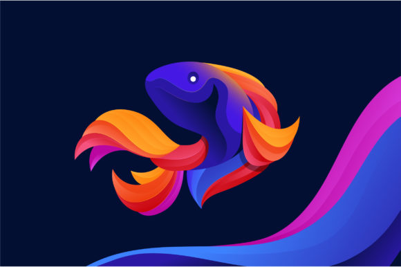 Download Fantasy Colorful Fish Illustration - Fish illustration Collection