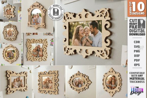 Download Ridge Magnet Frame Laser Cut Bundle - Laser cut bundle Collection