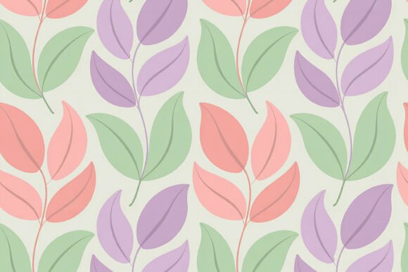 Download Dusty Rose and Peach Botanical Leaf - Premium Resources