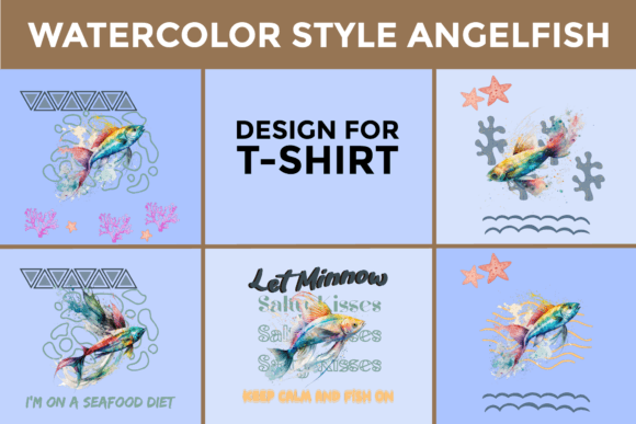 Download Watercolor Style Fish Illustration 5 - Fish illustration Collection